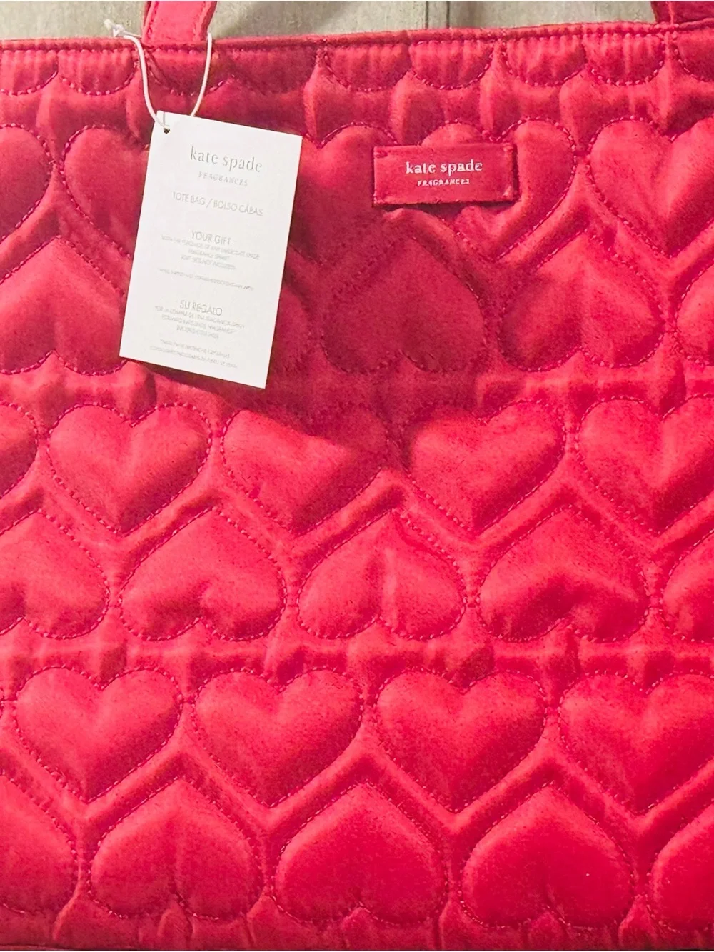 kate spade quilted tote